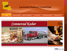 Tablet Screenshot of louisianakosher.com